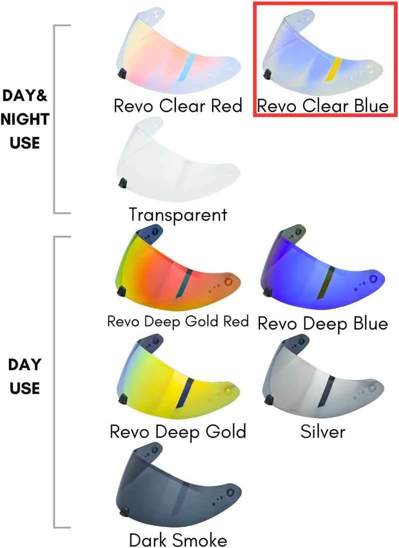 Logto Replacement Motorcycle Helmet Visor Shield for R420 Visor Wearproof Windproof Sun Protection Helmet Accessories - Image 5